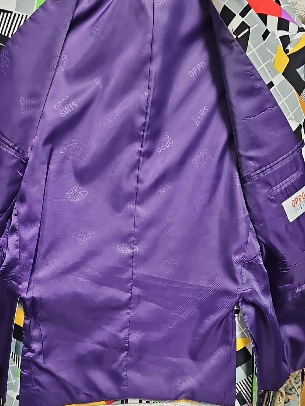 OppoSuits Multicolor Geometric Test Pattern Blazer - Picture 5 of 10
